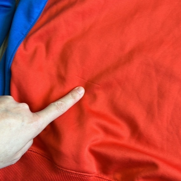 Jordan Red and Blue  Hoodie Size L 12-13 - Picture 6 of 8